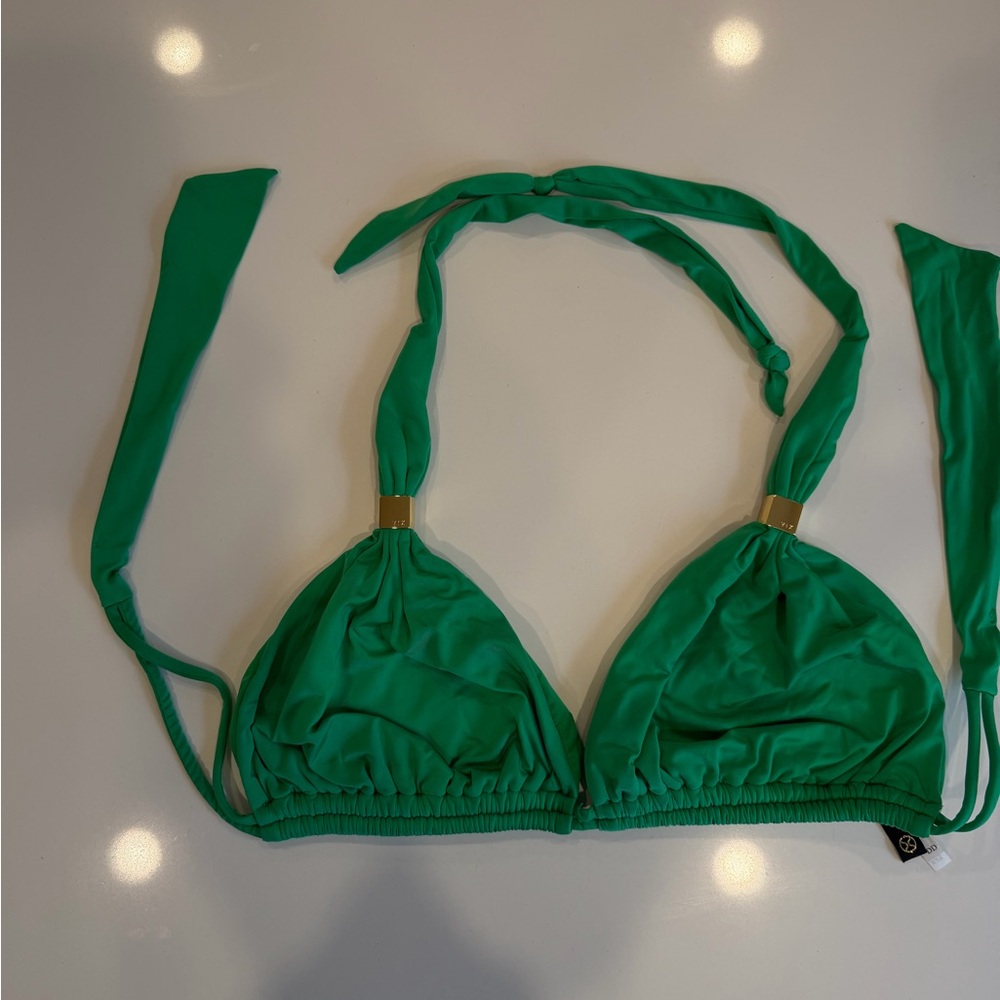 Vix Swimwear Green Bikini Top DD
